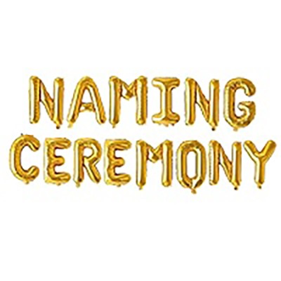 Naming Ceremony Foil Garland